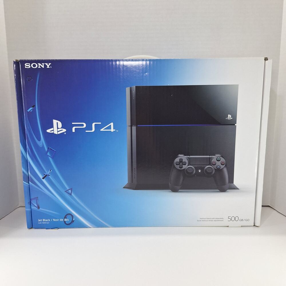 Sony PlayStation 4 PS4 Black 500GB CUH-1001A Empty Box & Packaging - No Console